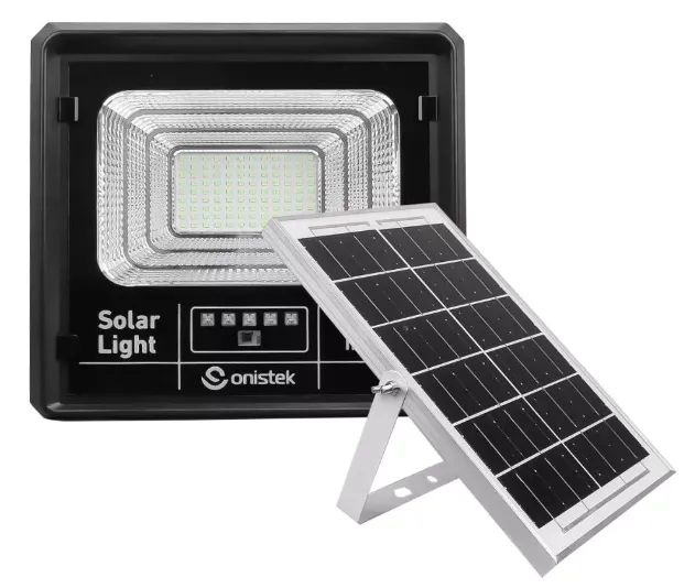 Luminária Solar de Led Onistek ON-LU202 100W Ip66 (Refletor Inteligente) - Foto 2