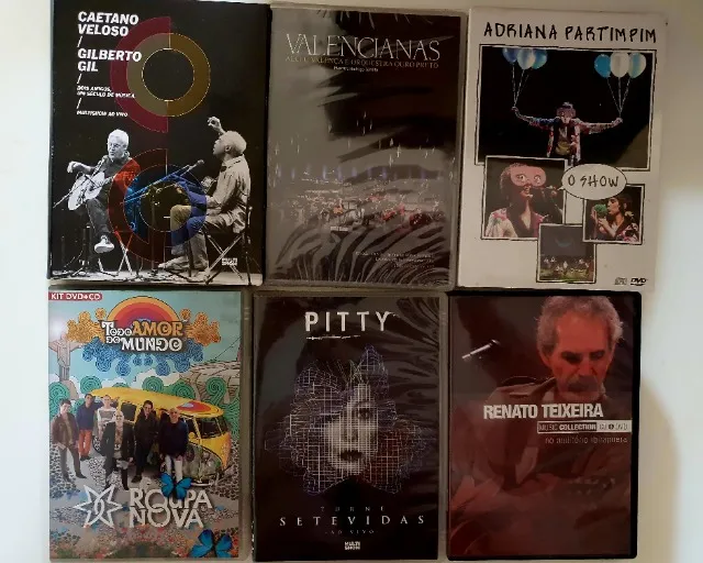 DVD Shows Diversos Artistas Originais parte 2 - CDs, DVDs etc