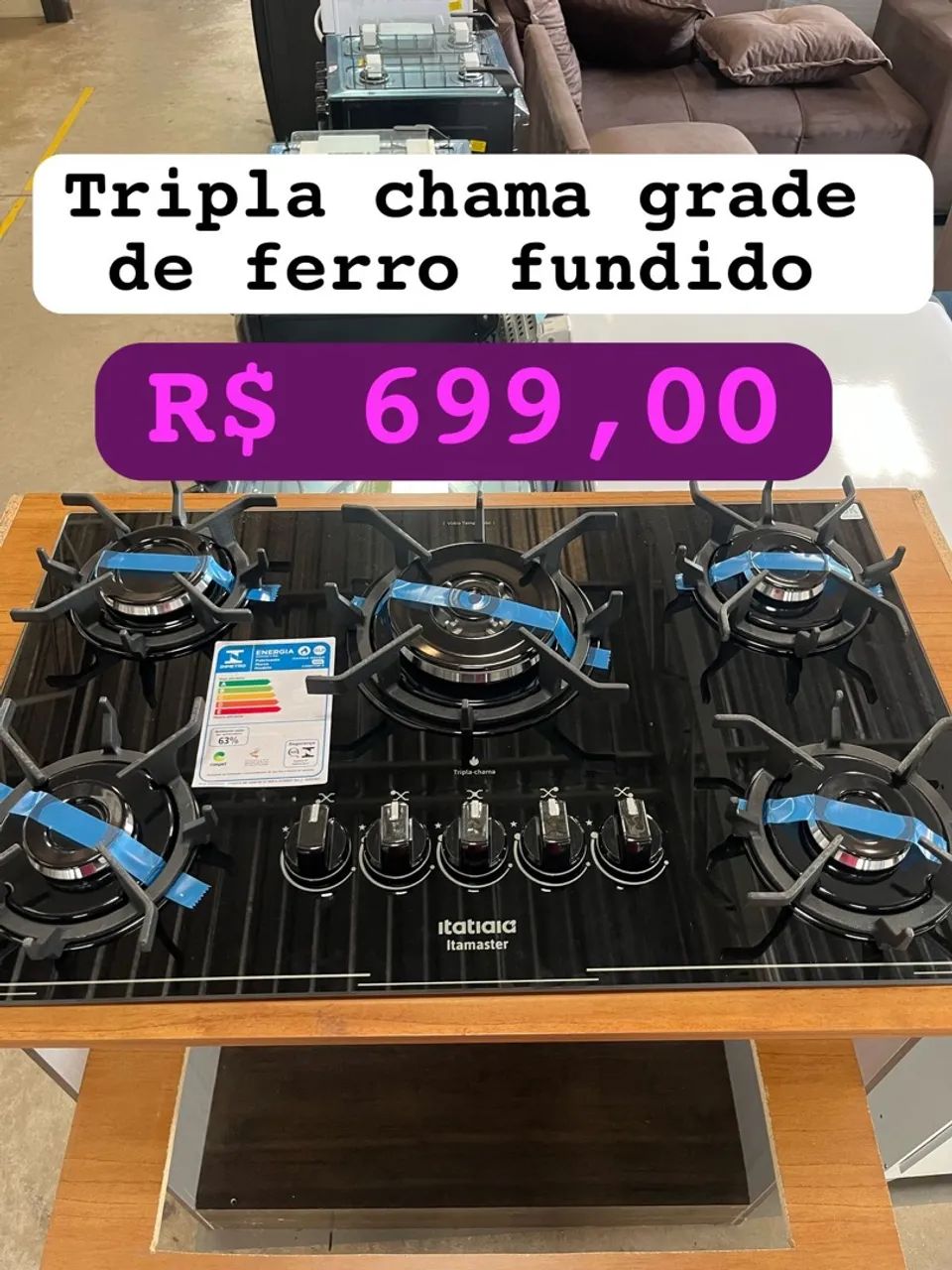 Fogão de Ferro Fundido Itatiaia Itamaster