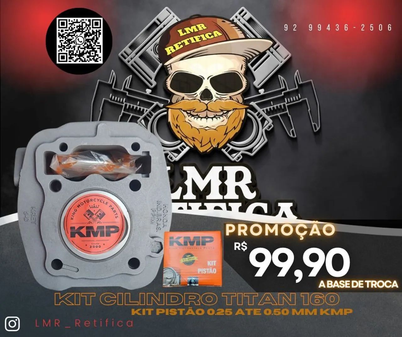 Kit Cilindro Titan 150/ titan 160 - Promoção R$ 99,90 - Foto 2