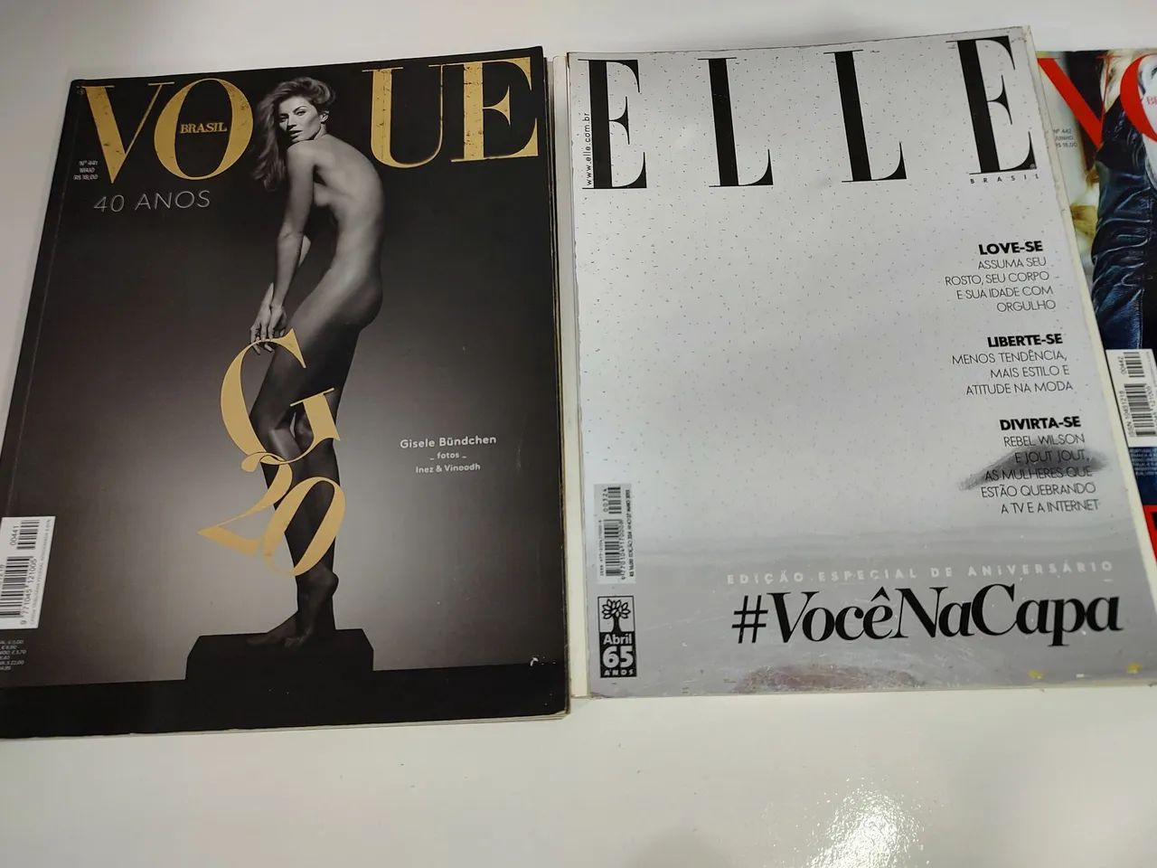 Revista Vogue Brasil - Edição 441 - Gisele Bündche. (40 anos de Vogue e 20 anos de Gisele) - Foto 3