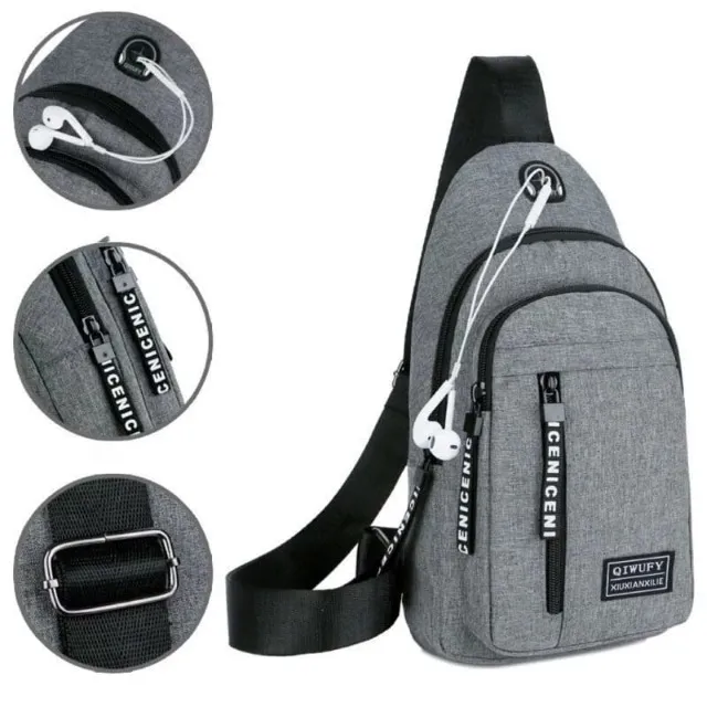 Mochila Transversal ideal para Celular, Carteira e Mais