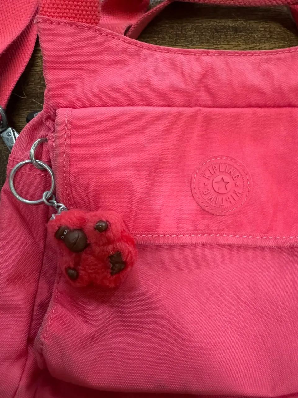 Bolsa Kipling Rosa - Foto 3