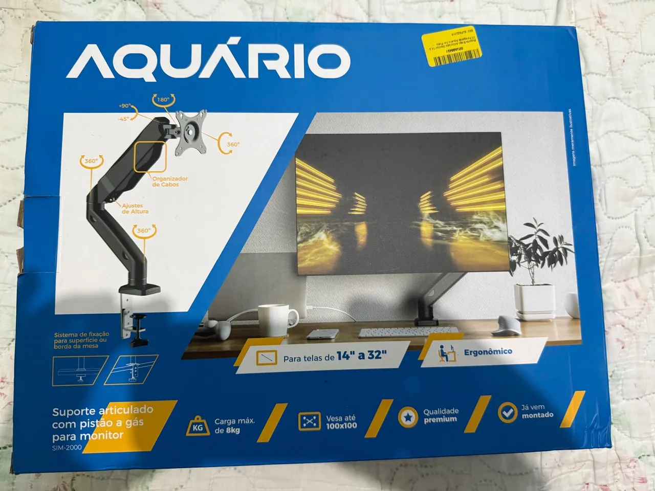 Suporte Articulado para Monitor Aquário SIM-2000 - Novo!