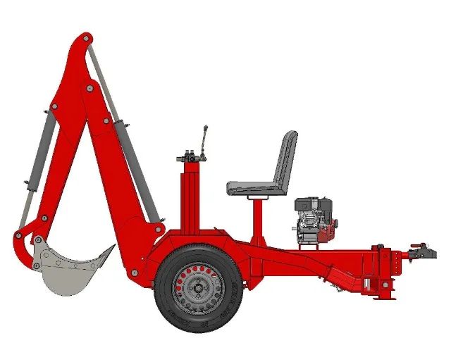 Projeto Mini Escavadeira Rebocável - Foto 4