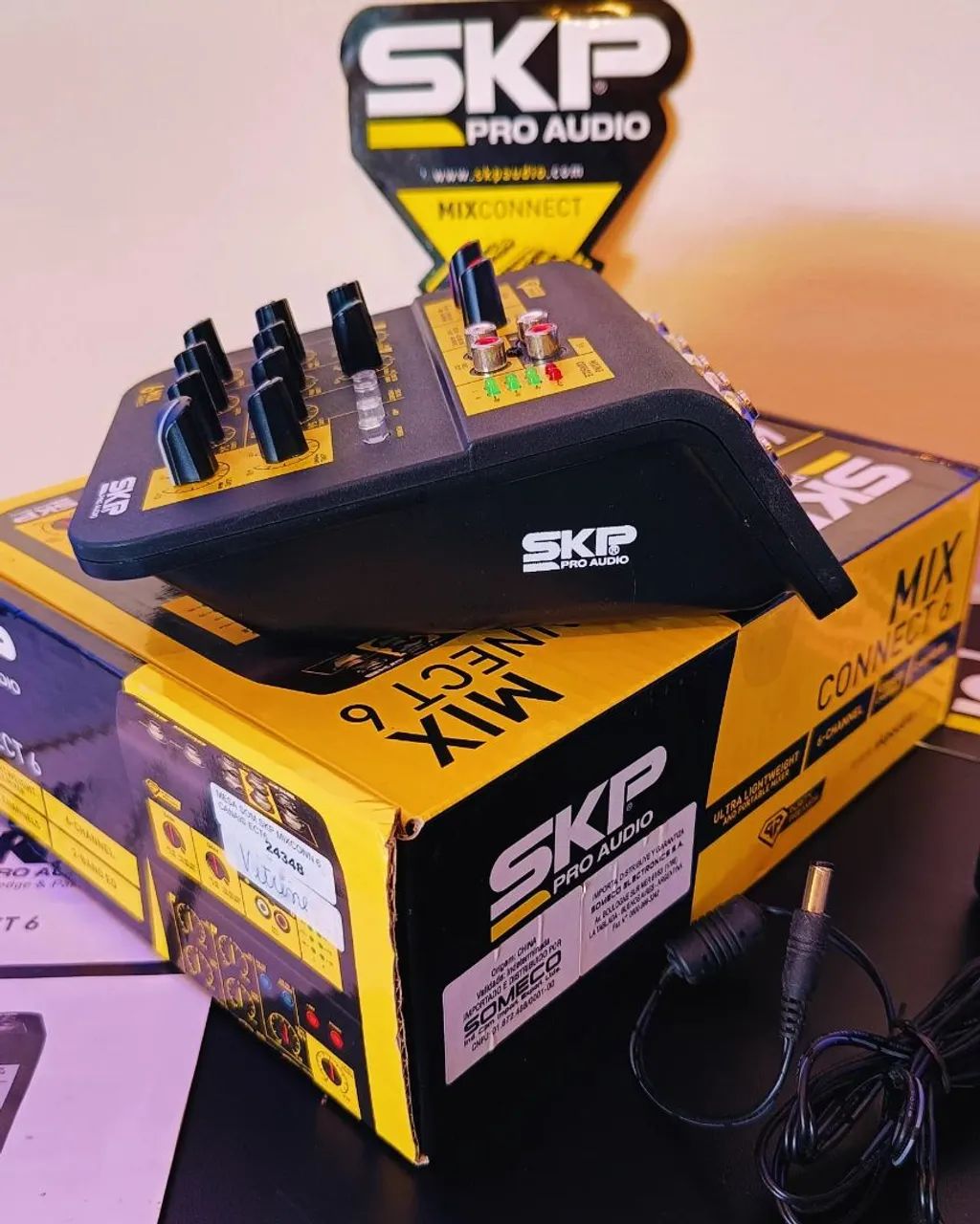 Mesa de Som SKP Pro Audio Mix Connect 6 - 6 Canais - Foto 3
