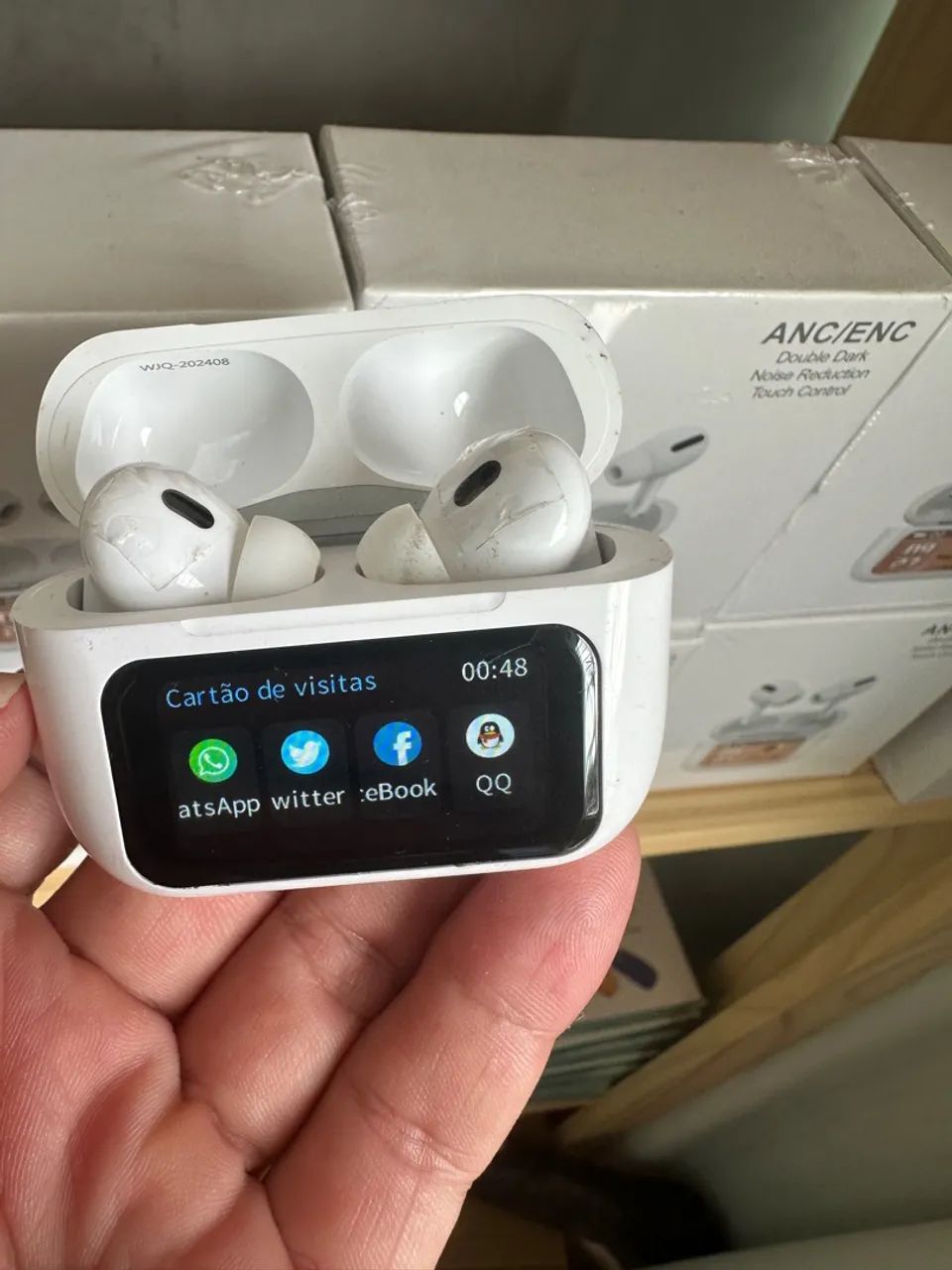 Fone de Ouvido Bluetooth PREMIUM tela touch  - Foto 3