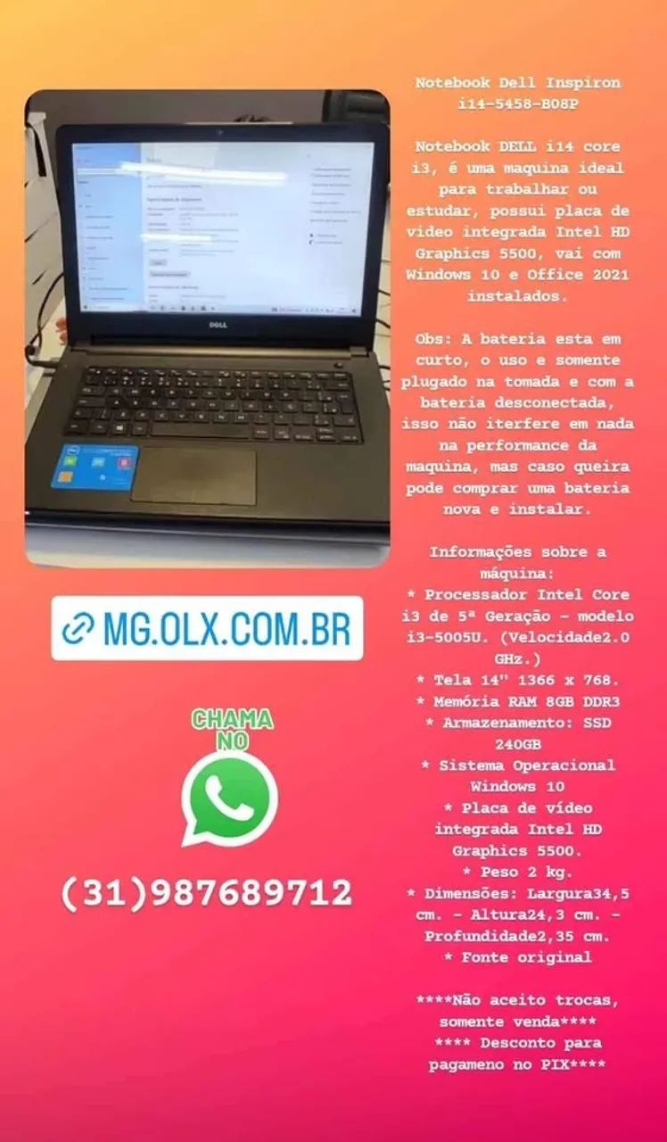 Notebook Dell