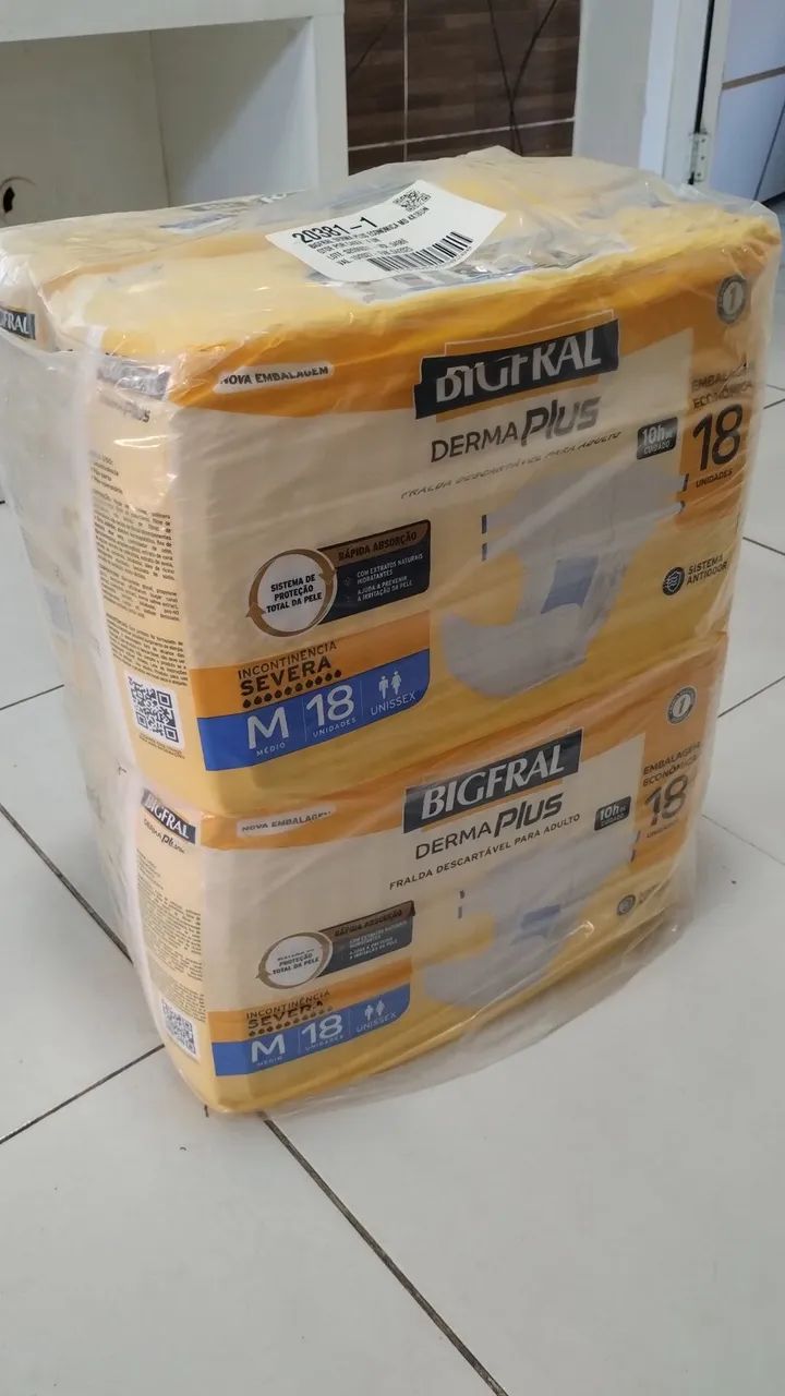 Fraldas Geriátricas BigFral Derma Plus - Foto 2