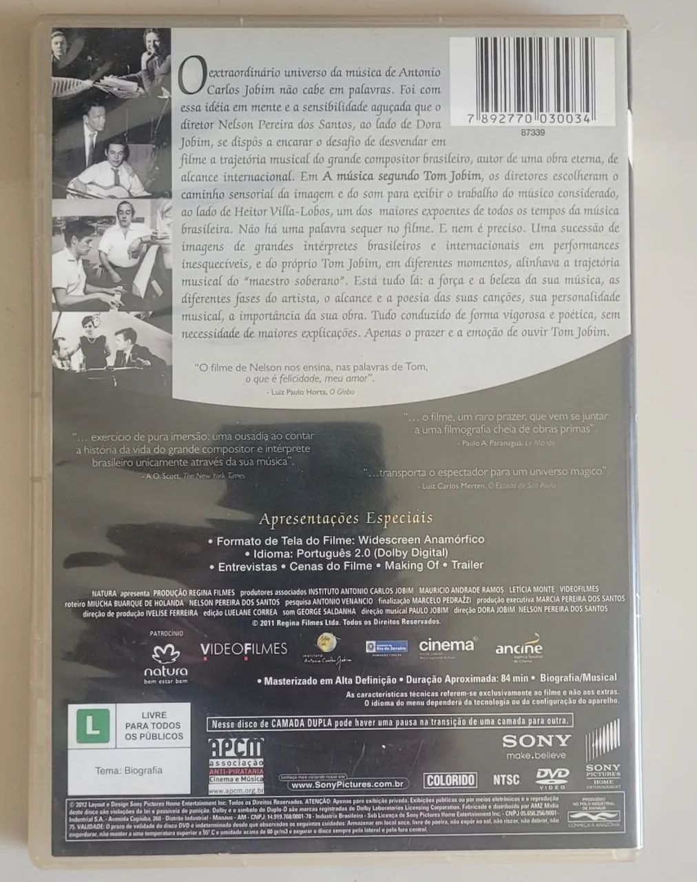 A Música segundo Tom Jobim DVD - Foto 2