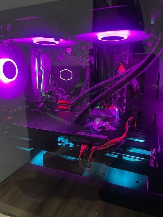 PC Gamer Ryzen 5 + RX 6700 XT + Water Cooler | Roda tudo! - Foto 2
