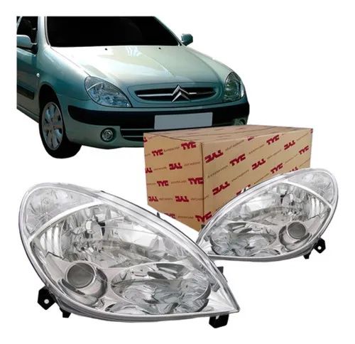 Farol Citroen Xsara Ano 2001 2002 2003 04 2005 2006 Tyc - Foto 4