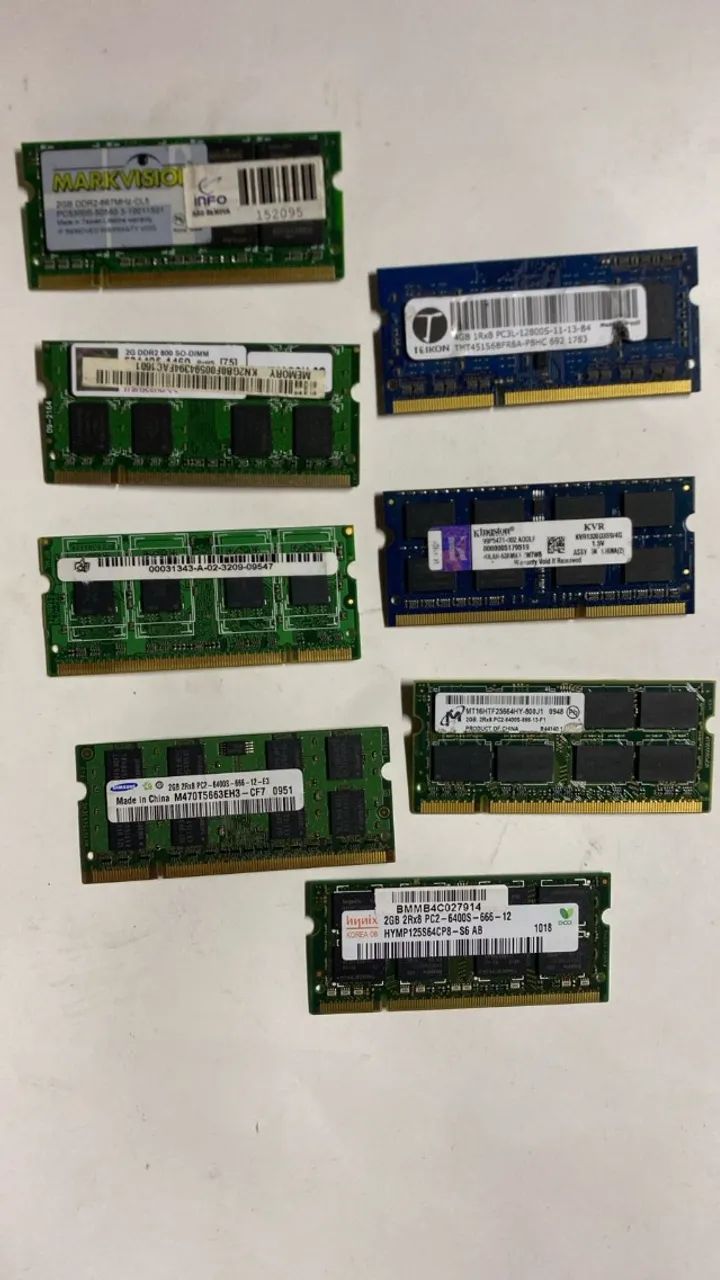 Memórias de Notebook (Várias)63824112288899120