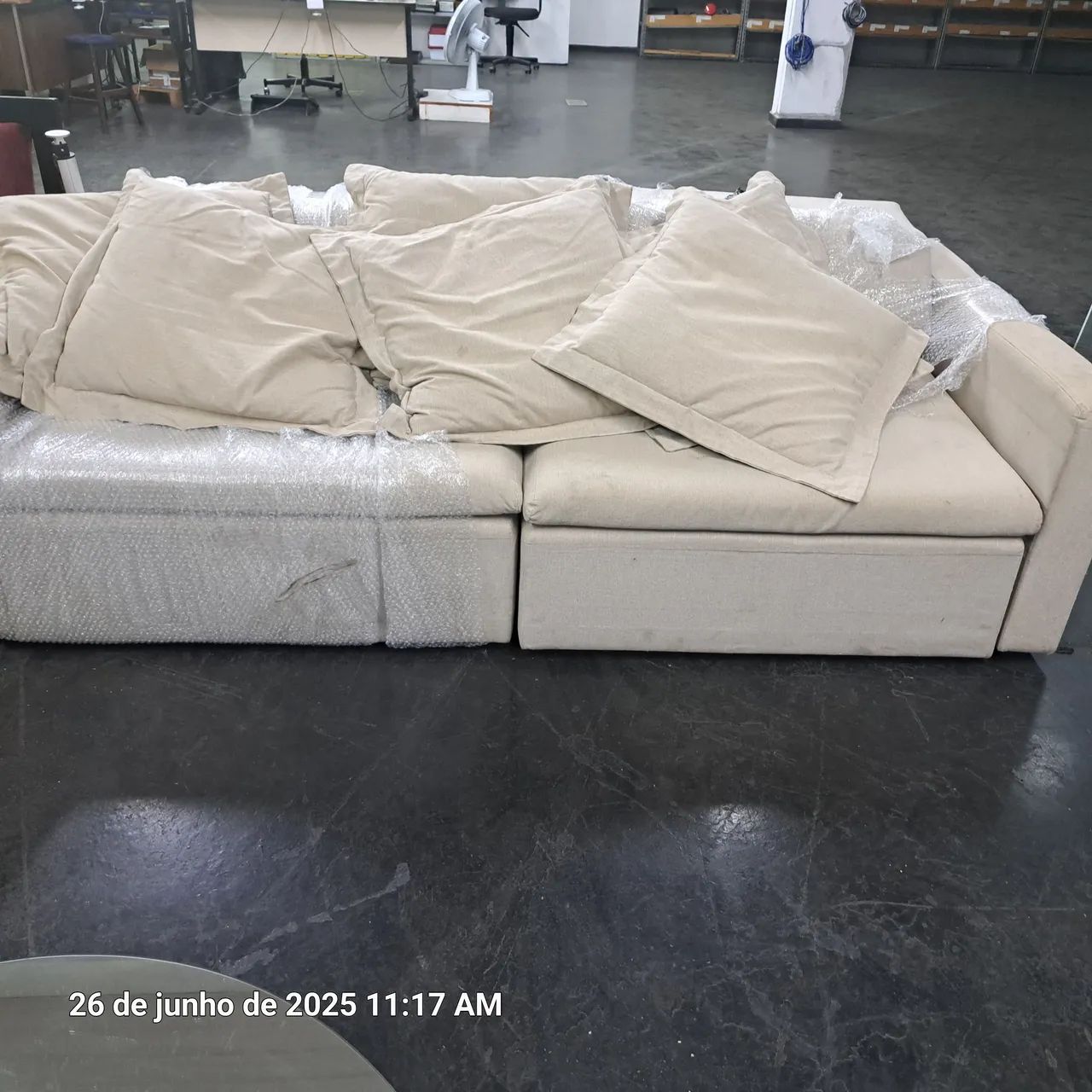 Sofá Modular Amplo e Confortável