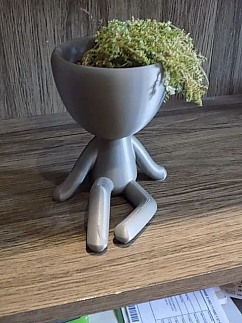 Mini Vasinho Bob Robert para Decoração vaso de plástico tamanho 11 cm - Foto 4