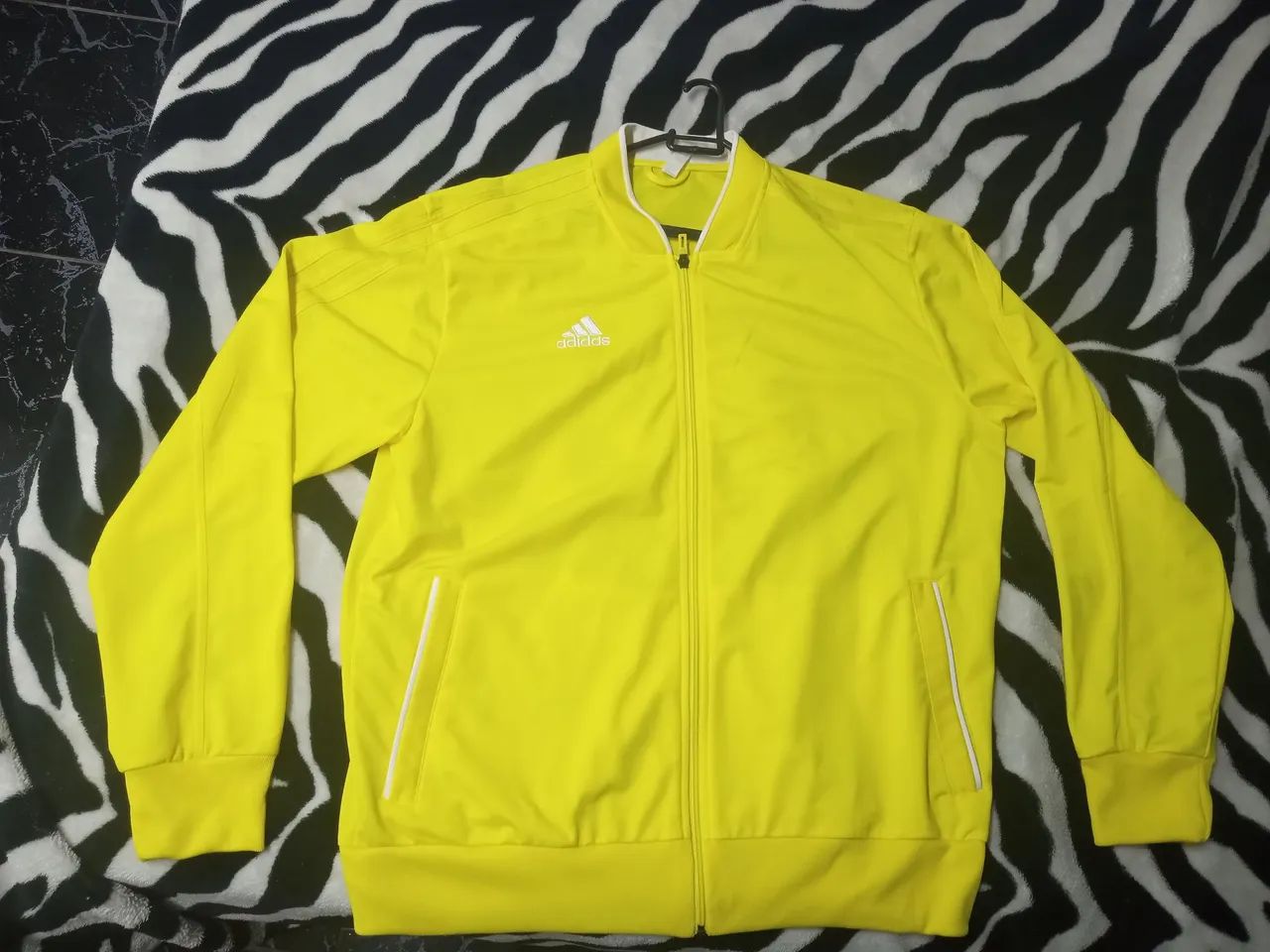 Jaqueta Adidas Amarela - Tamanho xl