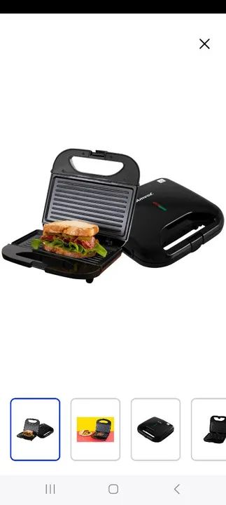 Sanduicheira Elétrica  - Prática e Rápida