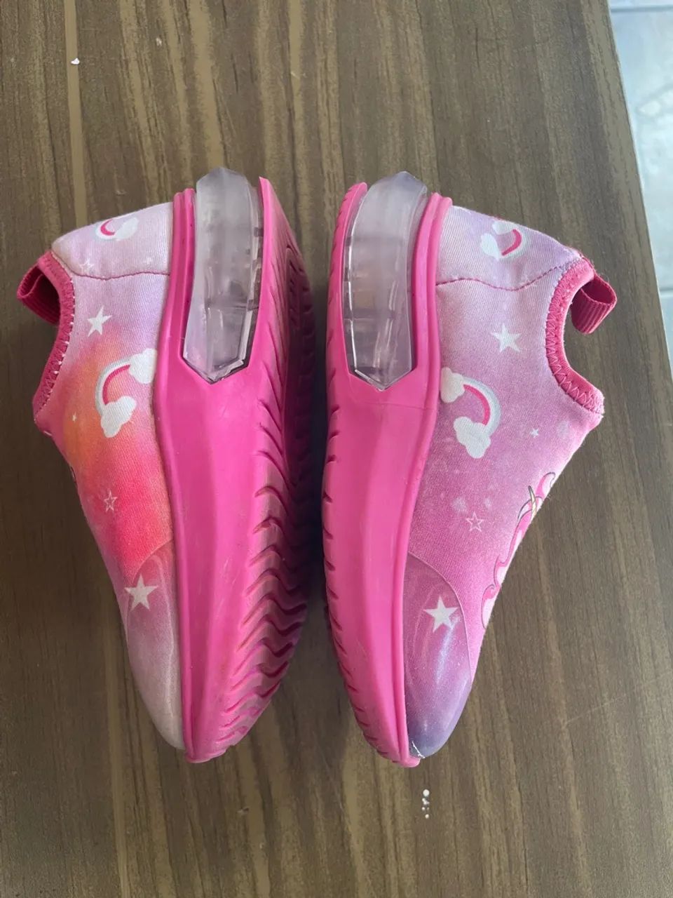 Tênis Infantil Bibi Unicórnio Rosa (com LED) - Foto 4