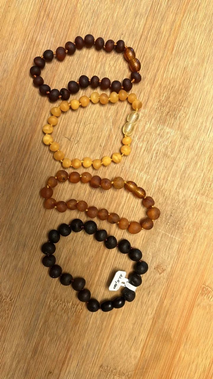 Pulseiras de âmbar báltico para adultos