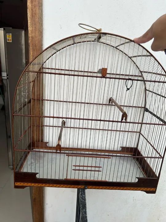 Gaiola para Pássaros tipo luxo N5 - Excelente Estado - Foto 3