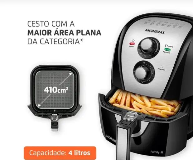 Air Fryer Mondial ( produto novo, lacrado e com garantia de fábrica) - Foto 2