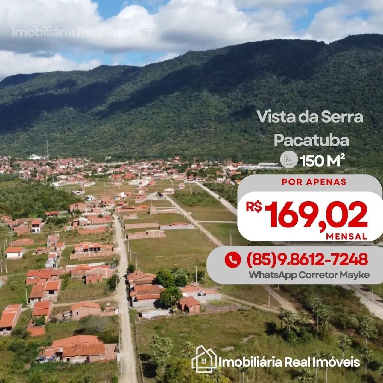 Lotes com bela Vista para Serra, parcelas de 170 reais mensal