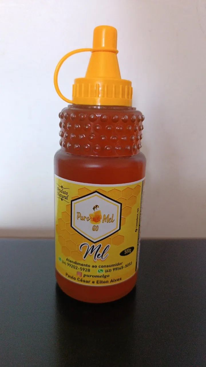 Mel Flor de Aroeira Bisnaga 500 G - Foto 2