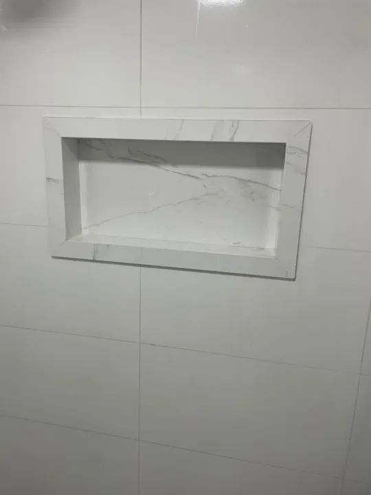 Nicho de porcelanato carrara cristal, faço entrega  - Foto 2