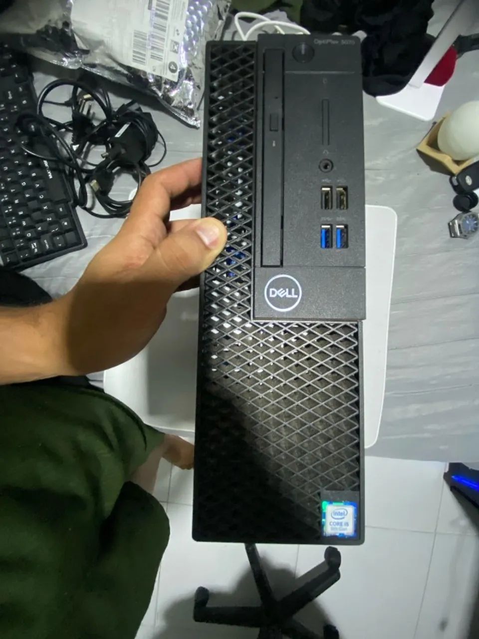 Computado i5 9 Geração, com monitor de 19 polegadas, SSD, 8GB memória ram e Teclado - Foto 3