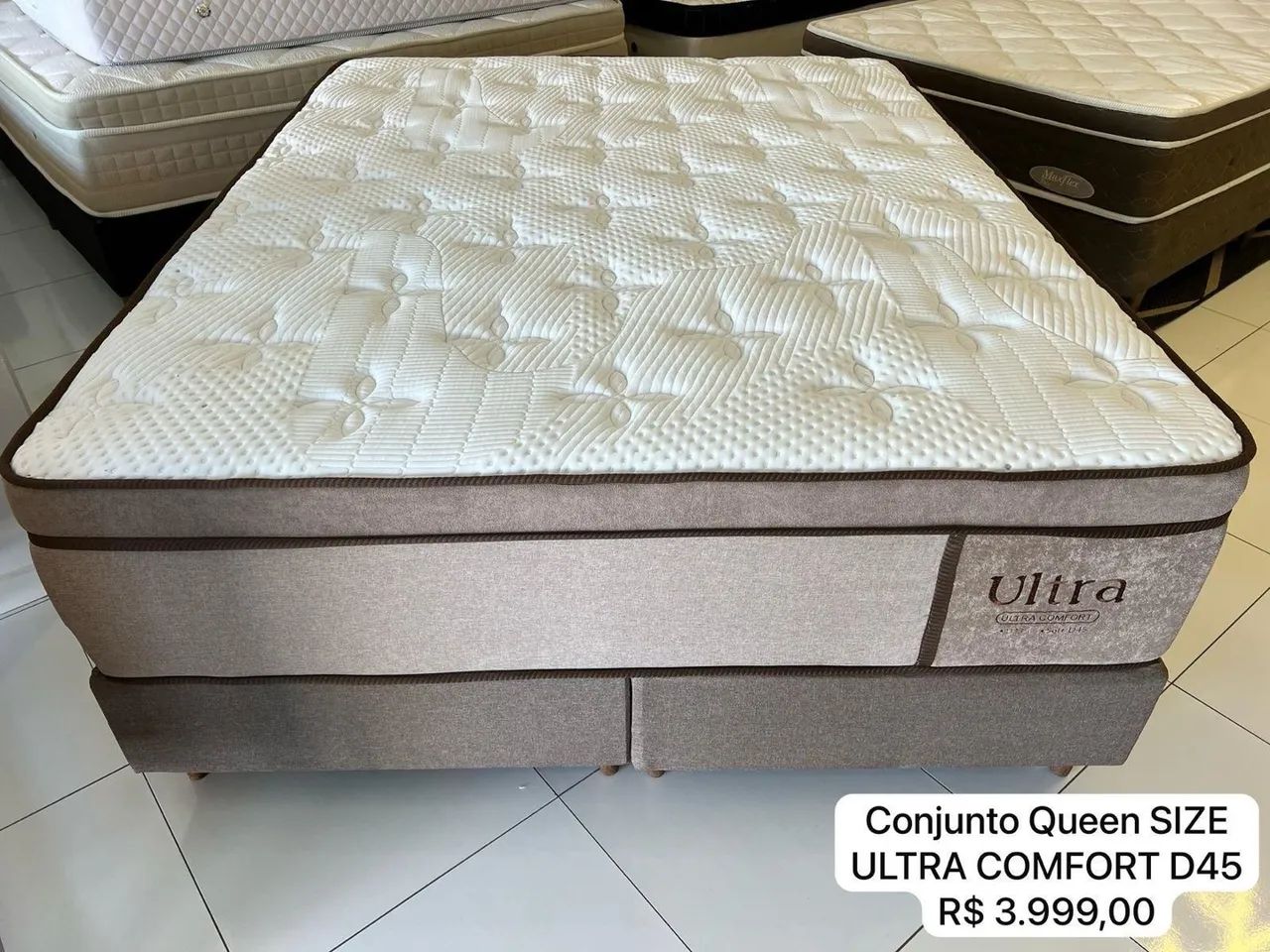 CAMA Conjunto Queen Size Ultra Confort D45