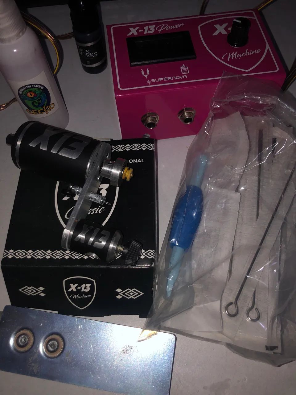 Kit máquina de tatuagem iniciante R$ 300