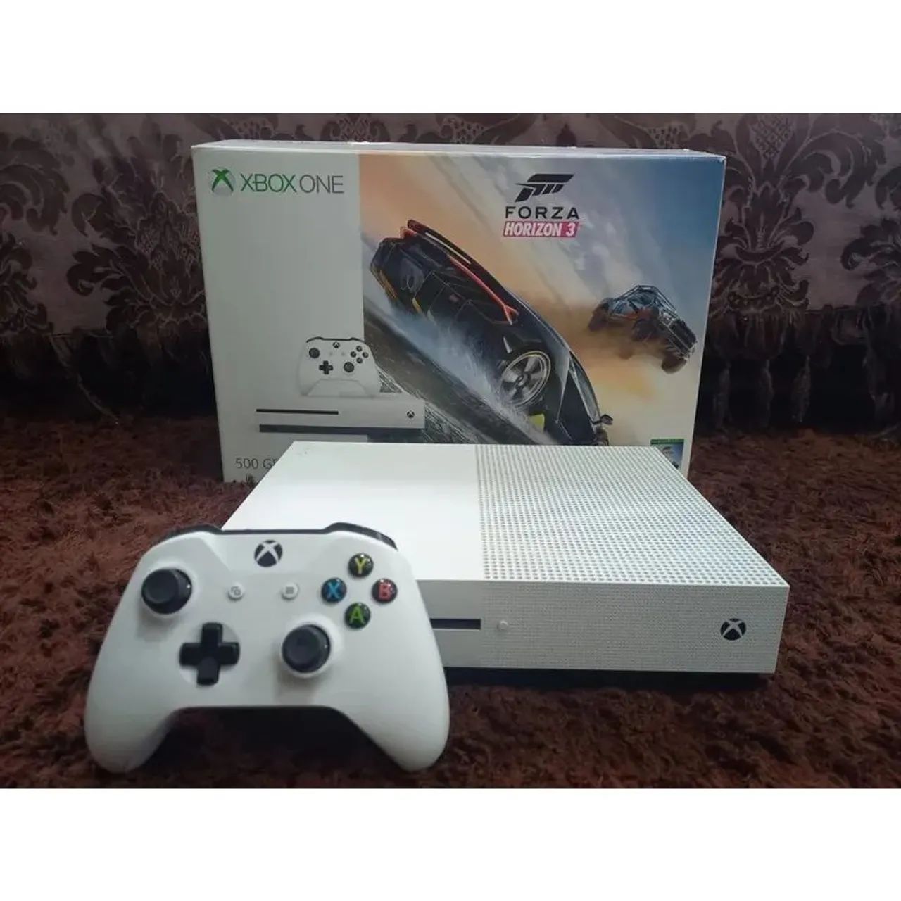 Video Game Xbox One S 500gb Standard Cor Branco Branco