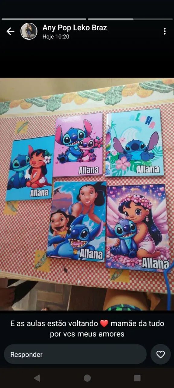 Cadernos personalizados a UNIDADE 