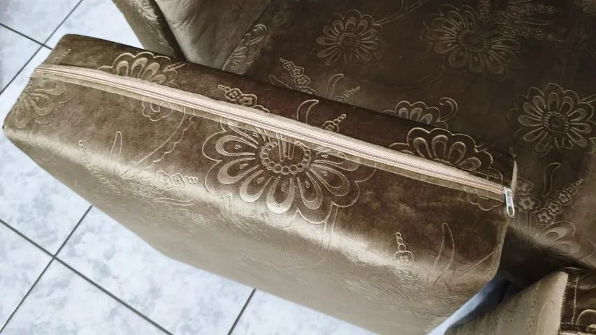 Sofá 2 e 3 lugares em Suede - Foto 5