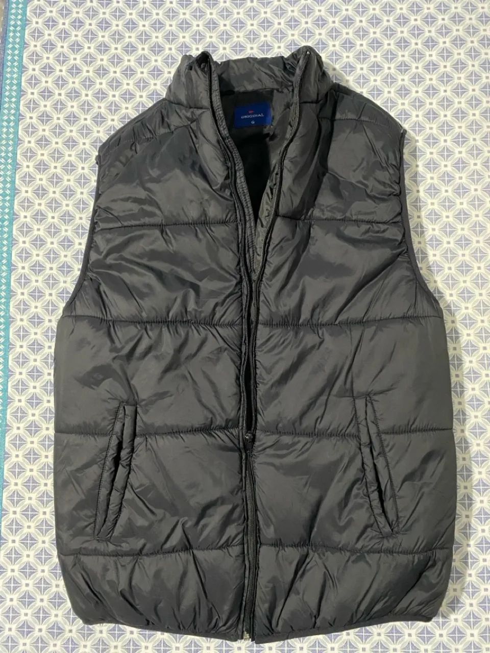 Colete Masculino Preto Acolchoado - Foto 4