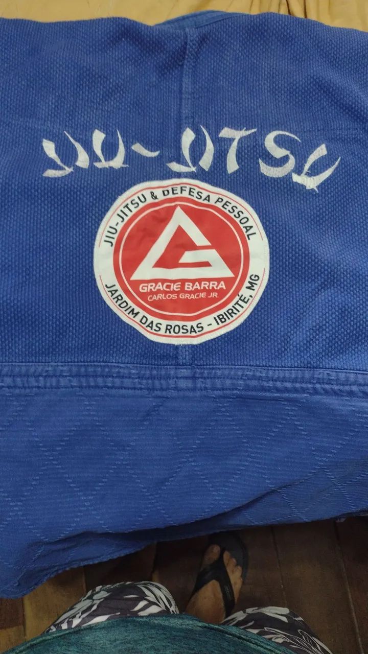 Kimono Jiu-Jitsu Bad Boy - Azul - Foto 4