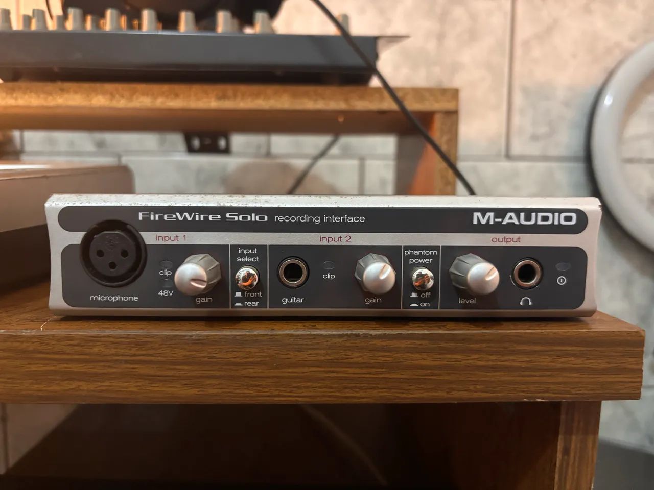 Interface de Áudio Firewire M-Audio