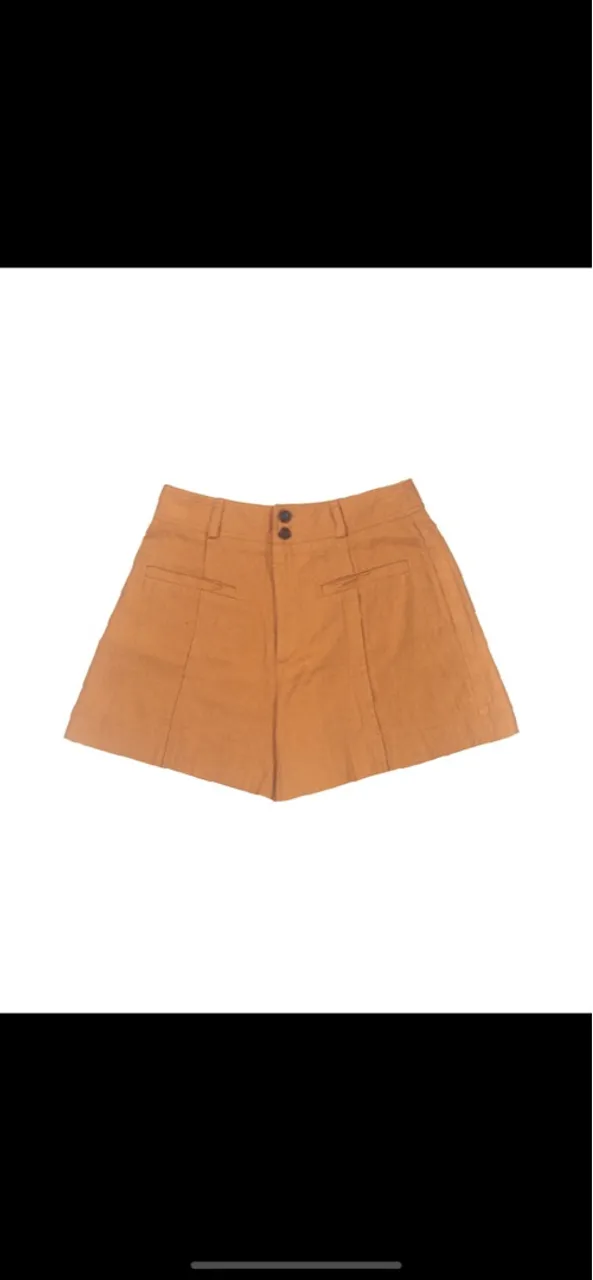 Shorts Laranja Feminino