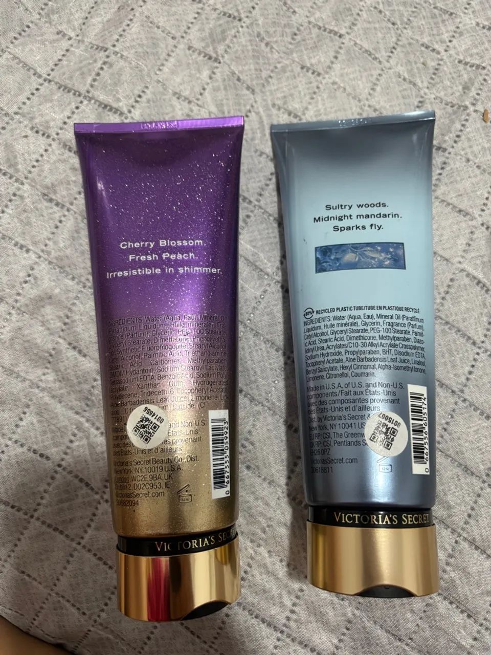 hidratantes victoria secrets love spell shimmer e rush, pouco usados - Foto 2