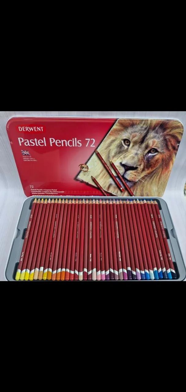 Lápis Pastel Derwent 72 Cores - Foto 2