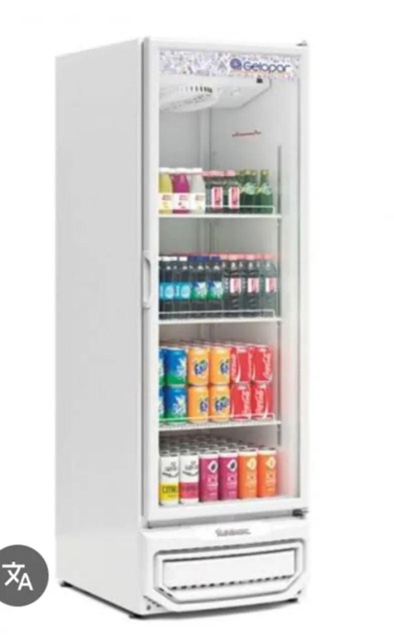 NZ. Expositor Refrigerado de bebidas 578 litros branco GELOPAR 