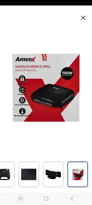 Sanduicheira Elétrica  - Prática e Rápida - Foto 6