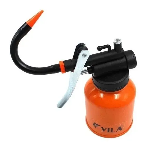 Almotolia Metálica 250ML Bico Flexível VILA