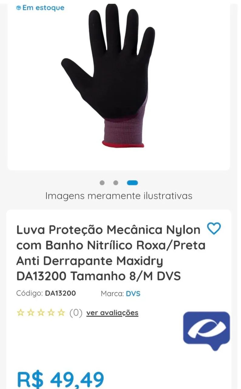 Luva Maxidry Total Óleo Graxa Tijuca RJ  - Foto 2