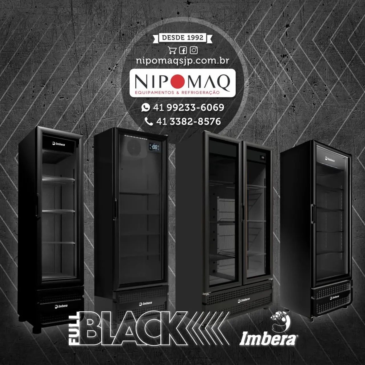 CCV-144 FB CERVEJEIRA PORTA DE VIDRO FULL BLACK - IMBERA - Foto 6