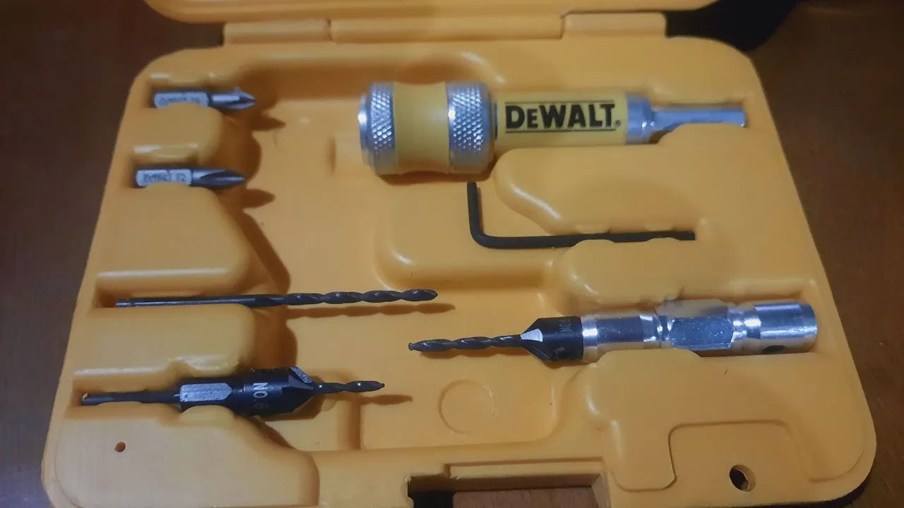 Kit DEWALT bits brocas escariador troca rapida 8pçs dw2730 - dewalt - Foto 3