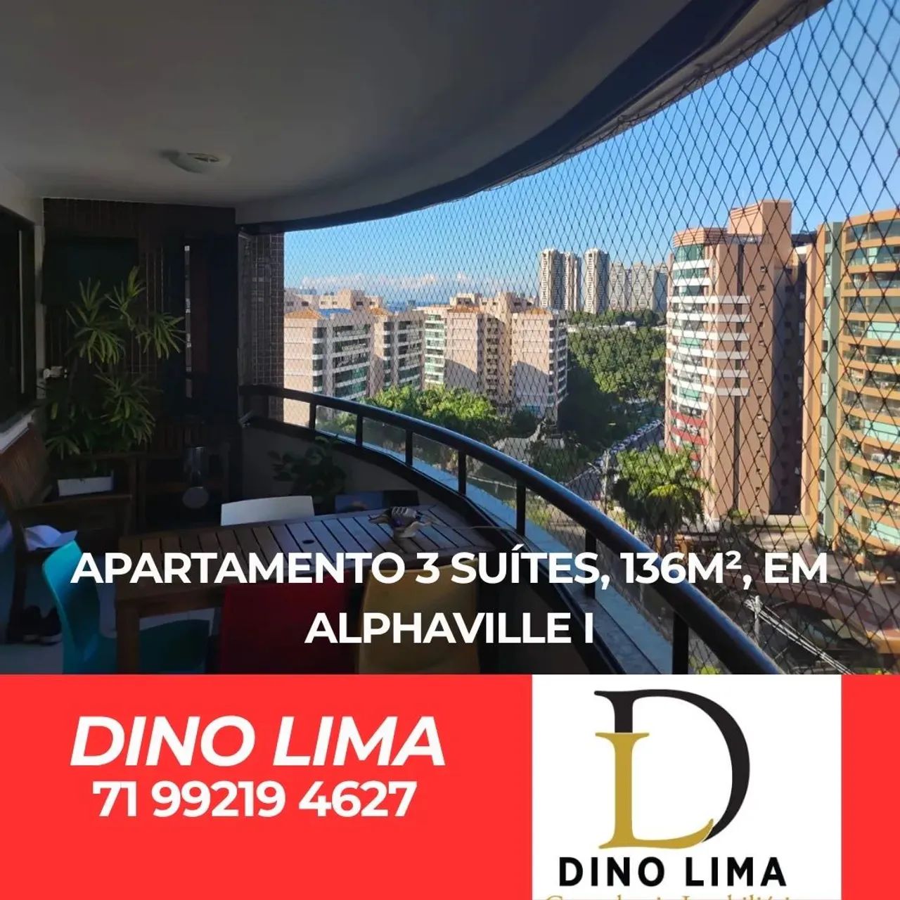 APARTAMENTO 3 SUÍTES, 136M², EM ALPHAVILLE I SALVADOR BAHIA