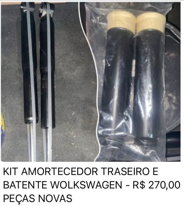 PEÇAS VOLKSWAGEN POLO - DISCO DE FREIO , PASTILHAS , AMORTECEDOR E JUNTA HOMOCINÉTICA 