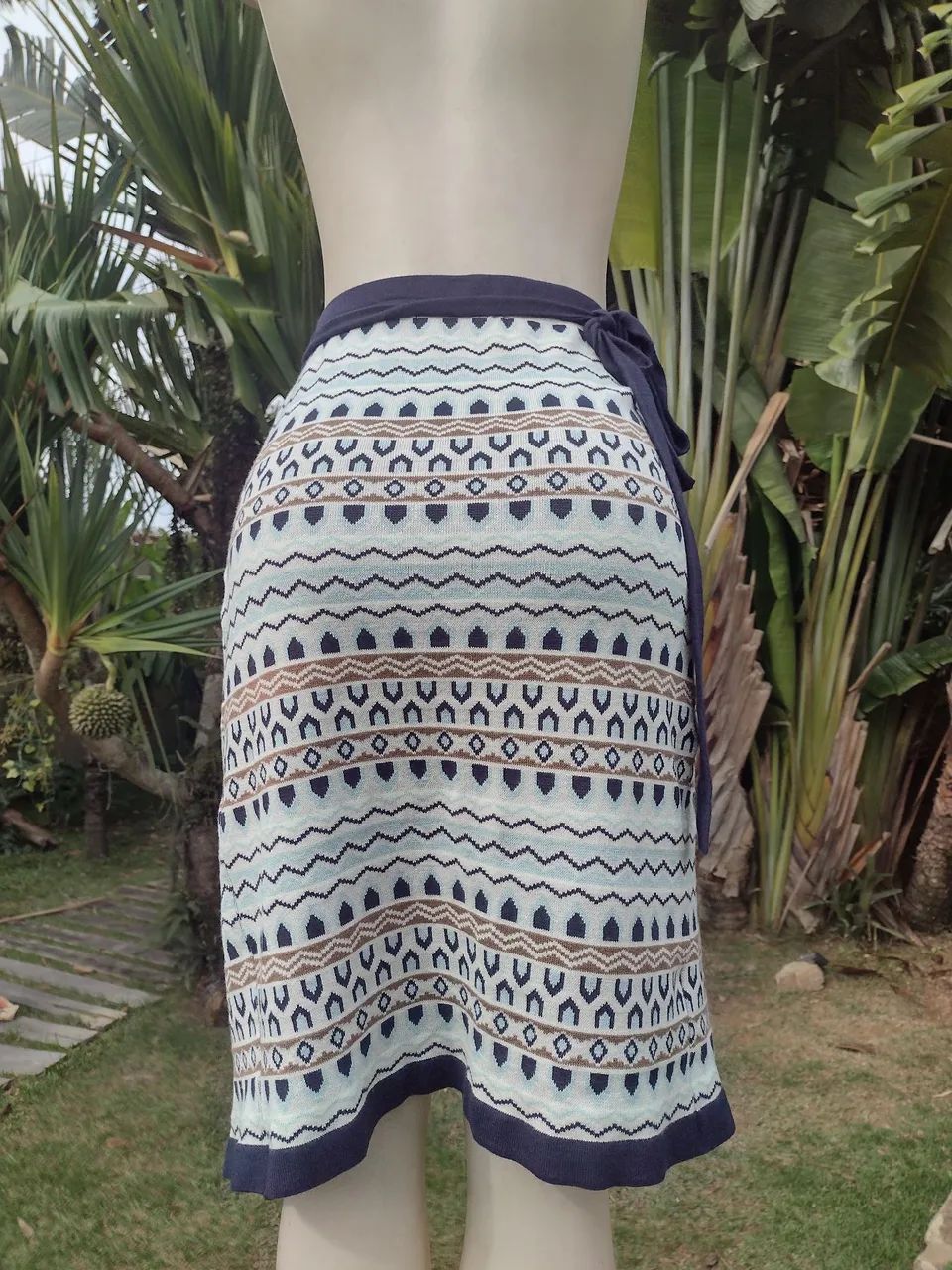 Saia Midi tricot lez a lez  - Foto 4