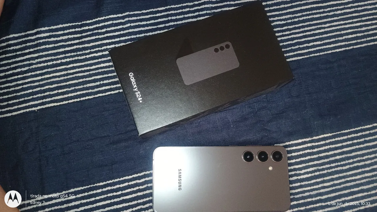 Vendi Samsung S24 plus em ótimo estado com nota fiscal e caixa 